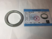 Load image into Gallery viewer, 59.2mm Certified Type A 100% Natural white/light purple/brown/yellow/gray(FU LU SHOU) Jadeite Jade bangle BF104-8634