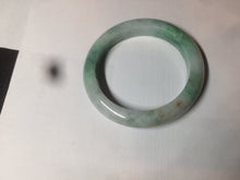 Load image into Gallery viewer, 55.8mm certified 100% natural Type A sunny green/white/red jadeite jade bangle BF80-4482