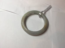 Load image into Gallery viewer, 53.2mm certified type A 100% Natural green/yellow/purple/gray Jadeite Jade bangle G109-3537