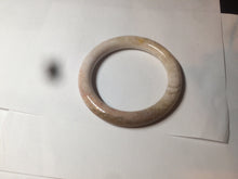 Load image into Gallery viewer, 55mm 100% natural beige yellow pink round cut Coral Jade (珊瑚玉) bangle SY37