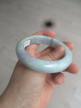 Load image into Gallery viewer, 54.8mm  certified type A 100% Natural green/yellow/purple(FU LU SHOU) jadeite jade bangle M82-2114