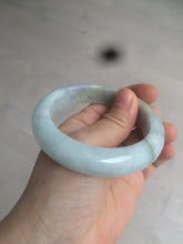 Load image into Gallery viewer, 54.8mm  certified type A 100% Natural green/yellow/purple(FU LU SHOU) jadeite jade bangle M82-2114