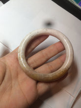 Load image into Gallery viewer, 55mm 100% natural beige yellow pink round cut Coral Jade (珊瑚玉) bangle SY37