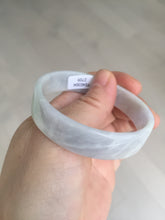Load image into Gallery viewer, 51mm Certified Type A 100% Natural light purple/white square Jadeite Jade bangle BN96-2709