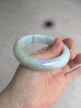 Load image into Gallery viewer, 54.8mm  certified type A 100% Natural green/yellow/purple(FU LU SHOU) jadeite jade bangle M82-2114