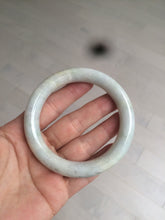 Load image into Gallery viewer, 56.8mm certified 100% natural type A light green/purple/yellow round cut jadeite jade bangle D121-8931