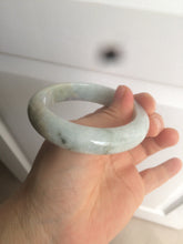 Load image into Gallery viewer, 54.8mm  certified type A 100% Natural green/yellow/purple(FU LU SHOU) jadeite jade bangle M82-2114