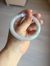 Load image into Gallery viewer, 56.5mm Certified Type A 100% Natural light green/purple/white round cut Jadeite bangle PD104-4907