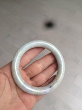 Load image into Gallery viewer, 56.8mm certified 100% natural type A light green/purple/yellow round cut jadeite jade bangle D121-8931