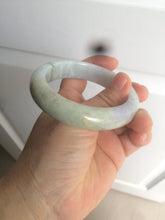 Load image into Gallery viewer, 54.8mm  certified type A 100% Natural green/yellow/purple(FU LU SHOU) jadeite jade bangle M82-2114