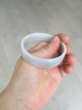 Load image into Gallery viewer, 51mm Certified Type A 100% Natural light purple/white square Jadeite Jade bangle BN95-2713