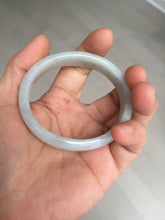 Load image into Gallery viewer, 49mm Certified Type A 100% Natural light green red oval Jadeite Jade bangle BM68