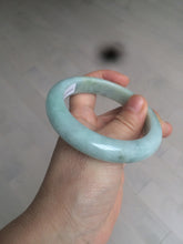 Load image into Gallery viewer, 57.4mm  certified type A 100% Natural green/blue/purple jadeite jade bangle M81-2106
