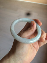Load image into Gallery viewer, 56.7mm Certified type A 100% Natural green/blue/purple Jadeite Jade bangle L141-9629