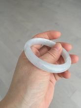 Load image into Gallery viewer, 52.5mm 100% natural certified icy watery light green/white/light purple jadeite jade bangle AU39-8148