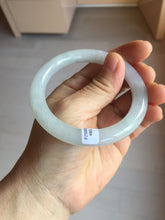 Load image into Gallery viewer, 54.2mm Certified Type A 100% Natural light green/purple/white round cut Jadeite bangle PD103-4905