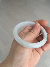 Load image into Gallery viewer, 52.5mm 100% natural certified icy watery light green/white/light purple jadeite jade bangle AU39-8148