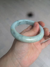 Load image into Gallery viewer, 57.4mm  certified type A 100% Natural green/blue/purple jadeite jade bangle M81-2106