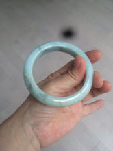 Load image into Gallery viewer, 57.4mm  certified type A 100% Natural green/blue/purple jadeite jade bangle M81-2106