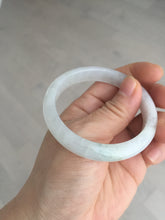 Load image into Gallery viewer, 52.5mm 100% natural certified icy watery light green/white/light purple jadeite jade bangle AU39-8148
