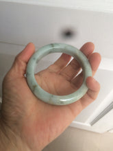 Load image into Gallery viewer, 57.4mm  certified type A 100% Natural green/blue/purple jadeite jade bangle M81-2106