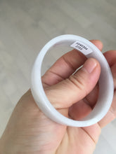 Load image into Gallery viewer, 51mm Certified Type A 100% Natural light purple/white square Jadeite Jade bangle BN92-2723