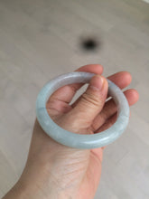 Load image into Gallery viewer, 56.7mm Certified type A 100% Natural green/blue/purple Jadeite Jade bangle L141-9629
