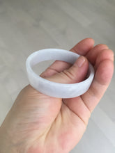 Load image into Gallery viewer, 51mm Certified Type A 100% Natural light purple/white square Jadeite Jade bangle BN92-2723