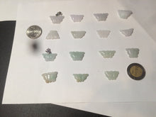 Load image into Gallery viewer, 100% Natural type A icy watery  light green purple white 3D Jadeite Jade butterfly pendant BG47