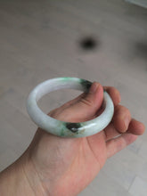 Load image into Gallery viewer, 60mm certified 100% natural type A green white  jadeite jade bangle AY75-1734