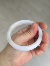 Load image into Gallery viewer, 56mm certified 100% natural type A icy watery green/purple jadeite jade bangle BN90-3561
