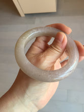 Load image into Gallery viewer, 56mm 100% natural light purple/pale pink/beige with flying snow Quartzite (Shetaicui jade) bangle SY76