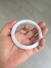 Load image into Gallery viewer, 56mm certified 100% natural type A icy watery green/purple jadeite jade bangle BN90-3561