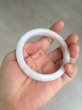 Load image into Gallery viewer, 56mm certified 100% natural type A icy watery green/purple jadeite jade bangle BN90-3561