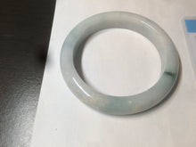 Load image into Gallery viewer, 61mm Certified Type A 100% Natural light green/white jadeite Jade bangle AX80-4362