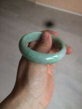 Load image into Gallery viewer, 50mm Certified Type A 100% Natural sunny green/purple tropical beach Jadeite Jade bangle D109-7738