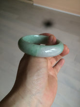 Load image into Gallery viewer, 50mm Certified Type A 100% Natural sunny green/purple tropical beach Jadeite Jade bangle D109-7738