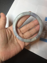 Load image into Gallery viewer, 61.5mm Certified Type A 100% Natural white/light purple/green Jadeite Jade bangle BF108-1925