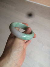 Load image into Gallery viewer, 50mm Certified Type A 100% Natural sunny green/purple tropical beach Jadeite Jade bangle D109-7738