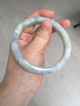 Load image into Gallery viewer, 61.5mm Certified Type A 100% Natural white/light purple/green Jadeite Jade bangle BF108-1925