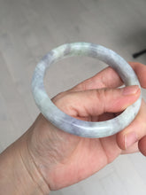 Load image into Gallery viewer, 61.5mm Certified Type A 100% Natural white/light purple/green Jadeite Jade bangle BF108-1925
