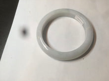 Load image into Gallery viewer, 57mm certified 100% natural type A light green/white jadeite jade bangle AX83-5063