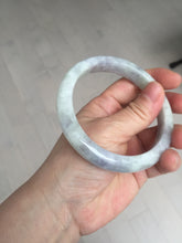 Load image into Gallery viewer, 61.5mm Certified Type A 100% Natural white/light purple/green Jadeite Jade bangle BF108-1925