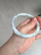 Load image into Gallery viewer, 61.5mm Certified Type A 100% Natural white/light purple/green Jadeite Jade bangle BF108-1925