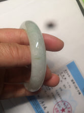 Load image into Gallery viewer, 54.9mm certified natural Type A green/yellow/white jadeite jade bangle A107-5051
