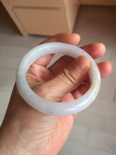 Load image into Gallery viewer, 55mm certified 100% natural type A white/green/black/purple jadeite jade bangle AU42-8152