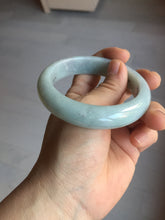 Load image into Gallery viewer, 57.4mm certified Type A 100% Natural light green/purple/black Jadeite Jade bangle BM103-5268