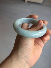 Load image into Gallery viewer, 57.4mm certified Type A 100% Natural light green/purple/black Jadeite Jade bangle BM103-5268