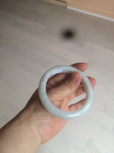 Load image into Gallery viewer, 57mm certified 100% natural type A light green/white jadeite jade bangle AX83-5063
