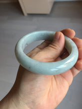 Load image into Gallery viewer, 57.4mm certified Type A 100% Natural light green/purple/black Jadeite Jade bangle BM103-5268